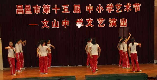 昌邑市第十五届中小学艺术节我校学生精彩演出