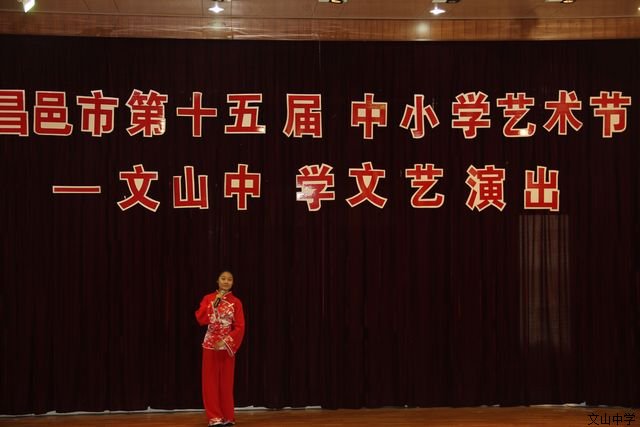 昌邑市第十五届中小学艺术节我校学生精彩演出