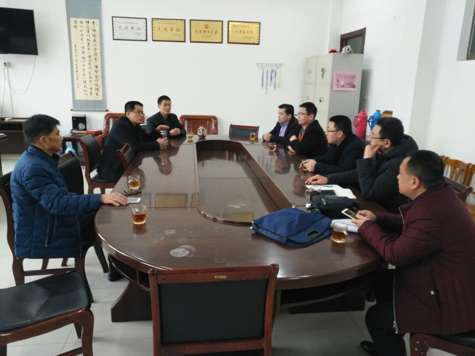 北京十一学校辛建民校长一行来我校参观考察