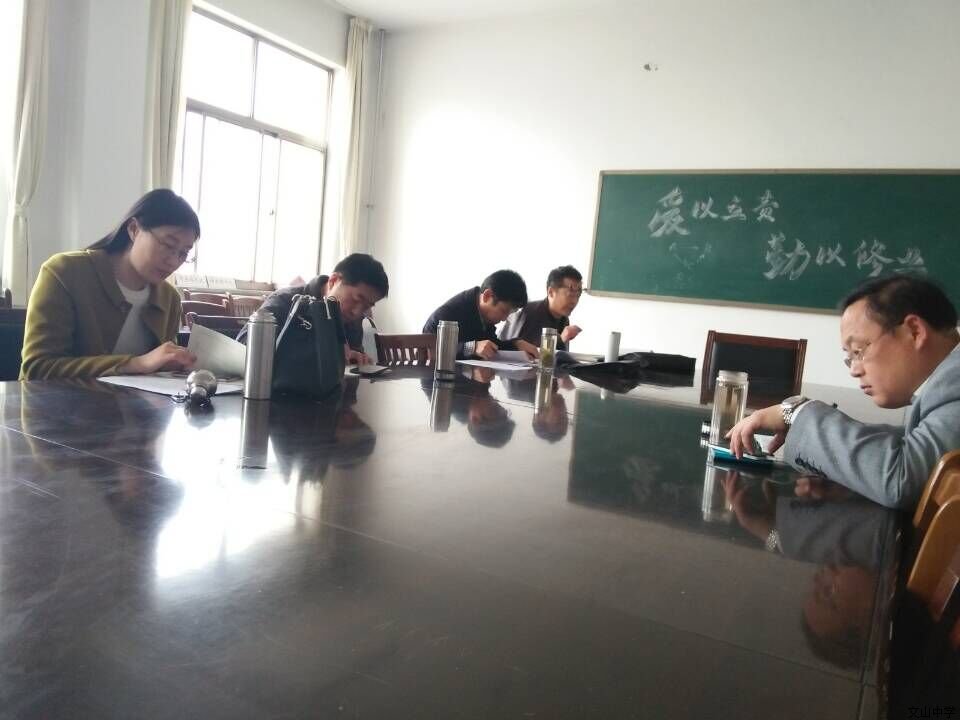昌邑市教育局教研室到我校高三指导教学工作