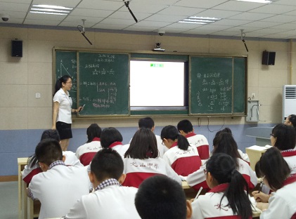 安丘实验中学来我校考察学习