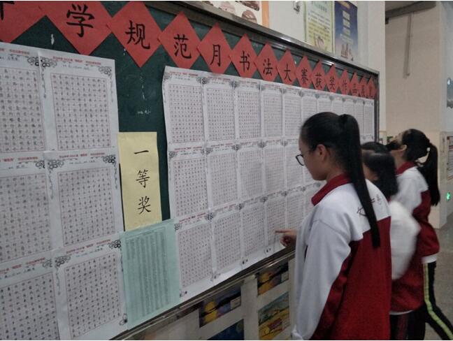 特色课程 | 我校2016级成功举行“规范月”书法大赛