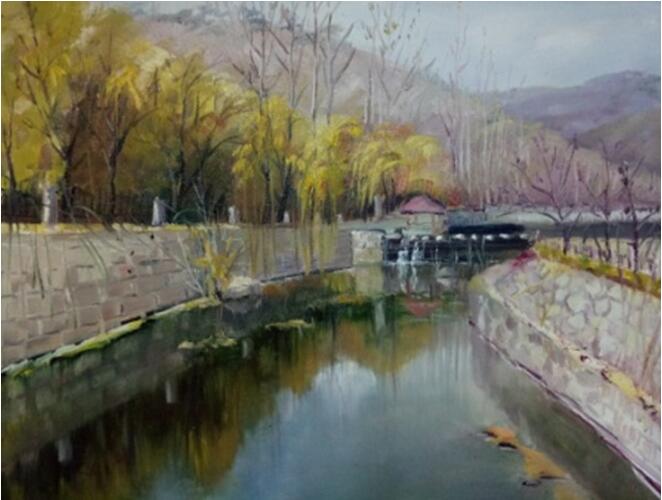 美术学子蒙山行，醉在金秋画意浓