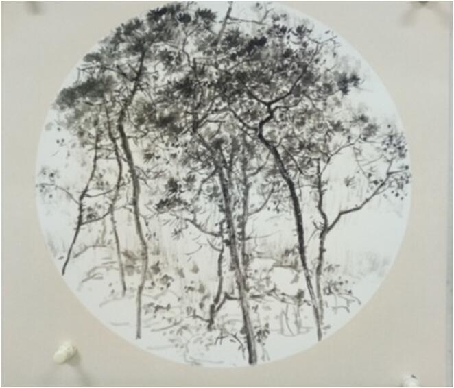 美术学子蒙山行，醉在金秋画意浓