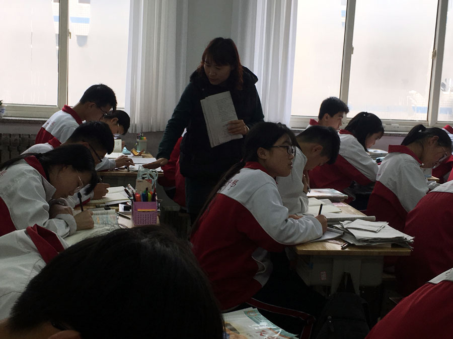 昌邑市文山中学“真实常规、高效课堂”教学抽查活动纪实