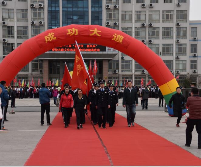 特色课程 | 家警校护航，昌邑市文山初中“新时代、新风采”文化远足环保考察活动成功举行