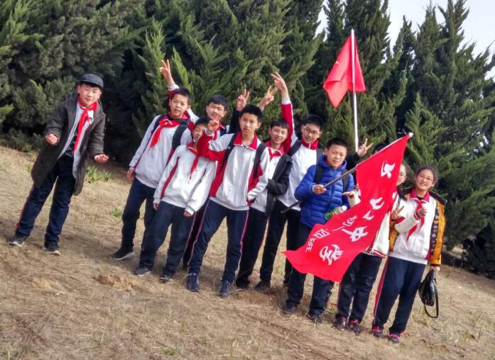 特色课程 | 家警校护航，昌邑市文山初中“新时代、新风采”文化远足环保考察活动成功举行