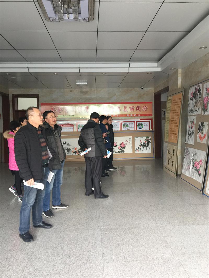 文化文中 | 我校举行“庆祝改革开放四十周年，跨年迎新”书画展！