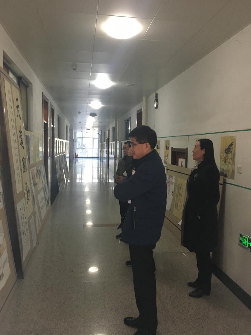 文化文中 | 我校举行“庆祝改革开放四十周年，跨年迎新”书画展！
