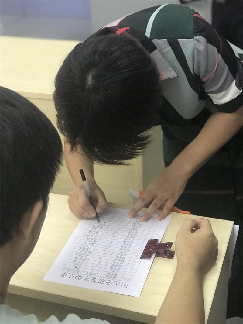 我校进行2019级高一新生阳光分班现场会
