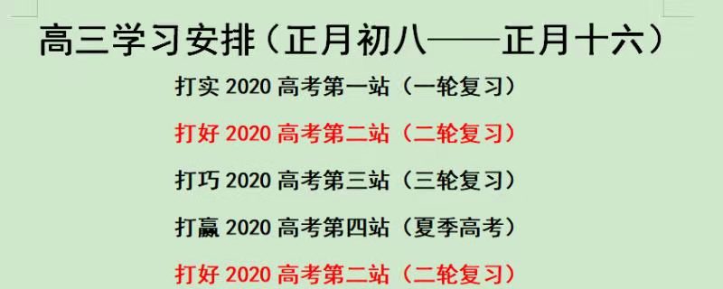 昌邑市文山中学寒假学生学业生活指南：时间不等人！
