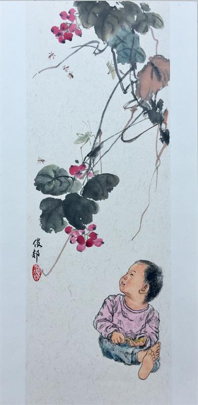 我校美术老师：致敬英雄，善待自然！
