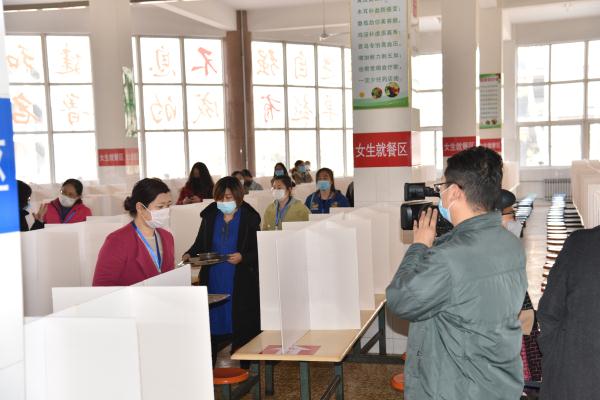 潍坊电视台来我校录制开学防控演练！