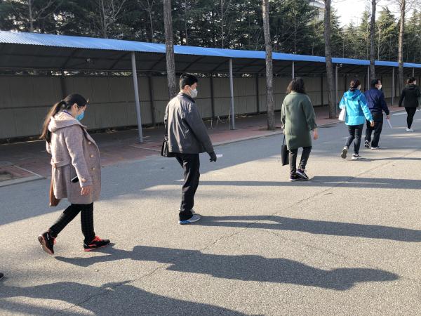 我校高一教师进行开学模拟实战！