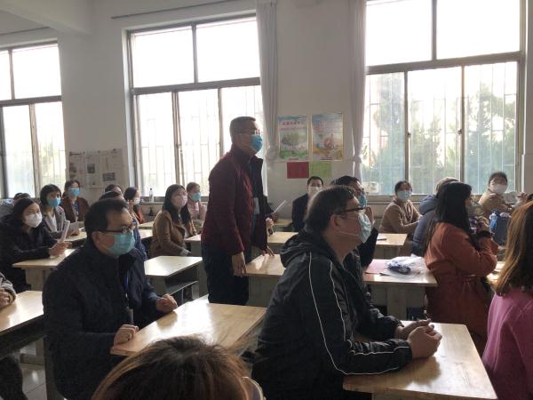 我校高一教师进行开学模拟实战！