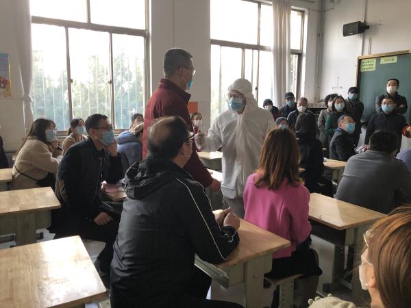 我校高一教师进行开学模拟实战！