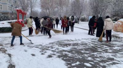 校园文化 | 漫天玉蝶飞，雪后文中别样美！