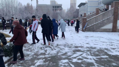 校园文化 | 漫天玉蝶飞，雪后文中别样美！